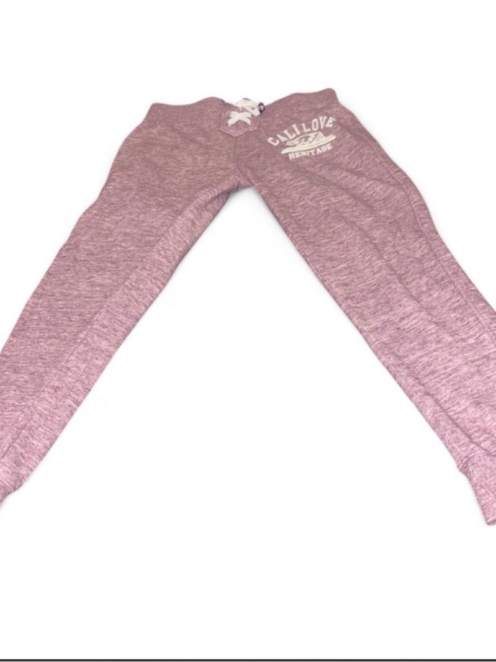 Reflex Heathered Pink Girls Sweatpants with Drawstring